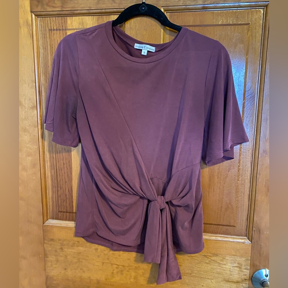 Maroon blouse